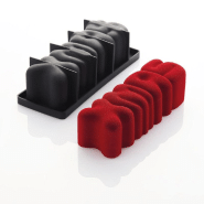 Moule à bûche XMAS - Pavocake 3D Pavoni Italia_1