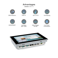 Panel PC industriel fanless 10.1