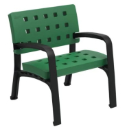 Banc public Modo en plastique 100% recyclable - traité anti-UV, anti-graffitis, sans entretien - 170 cm_1