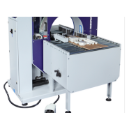 Filmeuse horizontale Compacta SPR - Suspension Packaging - Convoyeurs à rouleaux - Écran tactile - Pince et coupe automatique_1