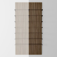 Élément suivant Vertigo chêne clair/noir 7 tablettes verre L60xH240cm_1