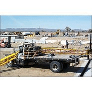 Barrière anti-voiture bélier rabattable - levage vertical 3,6m - Gibraltar G-3000 M50 P1 certifiée département d'État et Défense_1