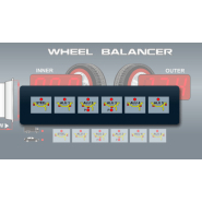 Équilibreuse de roues Manatec DL-65 C+ - Démarrage automatique - Alimentation 230V_1