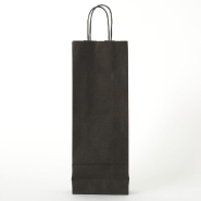 Sac kraft 1 bouteille décor vignes 15x8,5X39,5cm - par 50_1