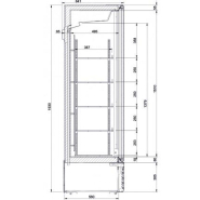 Vitrine verticale positive , pour chr, traiteurs, boulangeries, pâtisseries et chocolateries -glee 41 iarp_1