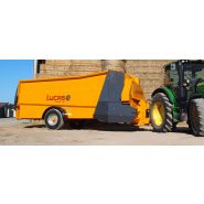 Distributrice de fourrage Castor 134-185 avec goulotte latérale et turbine bi-vitesse