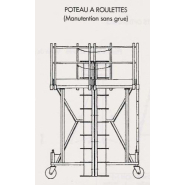 Poteau de coffrage circulaire avec sections fixes de 0,30 m à 0,90 m à des intervales de 0,05 m_1