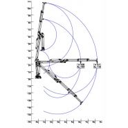 Grue auxiliaire R 110 ms2 - Bob Spa - capacité de levage 110 kNm - extension hydraulique 8,40 m_1