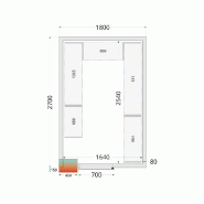 Kit de rayonnage pour Chambres Froides Tefcold CRPF1827_1