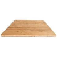 Plateau rectangulaire de table d'intérieur Capri 60x70 cm bambou vernis_1