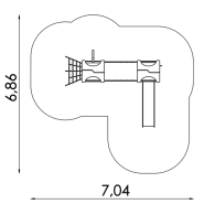 Toboggan avec jeux éducatifs pour aire de jeux conforme EN1176 - Référence BT11061_1