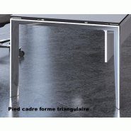 Bureau d'angle en verre Star- Mobel Linea - 220, Verre noir_1