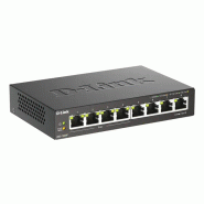 D-Link DGS-1008P/E commutateur réseau Non-géré L2 Gigabit Ethernet (10/100/1000) Connexion Ethernet,_1