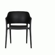 Giethoorn - Chaise empilable en polypropylène noir_1