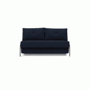 Canapé convertible design Innovation Living Cubed 02 Alu - 200x140 cm - Tissu Mixed Dance Blue_1