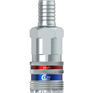 Séries 430 eSafe - DN 8.2 - Coupleur CEJN en acier zingué/laiton - conforme ISO 6150 B_1