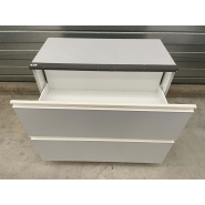Meuble sous paillasse de laboratoire d'occasion - 2 tiroirs - Réf P21091232_1