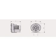 Samos SI 0045 - 0150 E1 - Soufflantes à canal latéral à étage unique Busch - 40 m³/h - fonctionnement en vide ou surpression_1