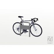 05.020.1 - Arceau urbain Piko Zano en acier ou inox - Hauteur 83 cm - Moderne et sobre_1