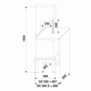 Dadaux - scie à os sur pieds_1