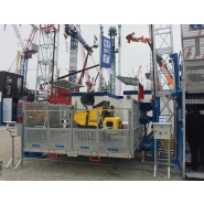 Monte-matériaux avec personnel accompagnant configurable avec de différentes dimensions de cabine jusqu'à 5,3 x 3,2 m - PTB 3800_1