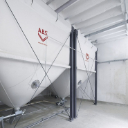 Silo polyvlent classique  avec sortie en tissu conique pour granulés de bois modèles flexibles - Flexilo standard - ABS_1