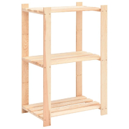Vidaxl étagères de rangement à 3 niveaux 5 pcs 60x38x90 cm pin 150 kg 3051123_1