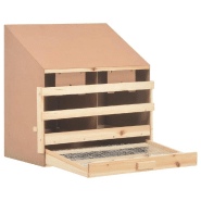 Vidaxl pondoir 2 compartiments 63x40x65 cm bois de pin massif 170651_1