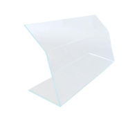 Vitrine de protection - L50xP17xH20cm - Ep.4mm Transparent - PET - Apte au contact alimentaire_1