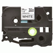 Brother TZE-261 ruban d'étiquette Noir sur blanc TZ_1