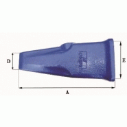 Dents de godet adaptables Feurst AF 4709 PR - 49,5 kg - dimensions 510x205x20x100x154 mm_1