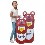 Modèle de poubelle animaux pour un usage intérieur ou extérieur