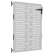 Vidaxl portail de jardin 85x150 cm acier corten conception de carré 153247_1