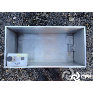 Bac de lancement de 100L - 820x420x570mm - 23KG - 4 pieds - 2 piquages sonde_1