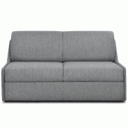 Canapé lit compact 3 places Magnifico - Matelas 140cm Comfort Bultex® - Tissu gris clair - Fabrication italienne_1
