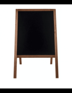 Stop trottoir en bois - 2 faces ardoises - Référence: PE-STOP-TROTT-BOIS_1