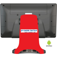 Caisse enregistreuse tactile android haut de gamme 15 pouces, sans abonnement obligatoire pour les restaurants, boucheries, pressings, boulangeries -  jv touch 15_1