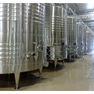 Cuve de vinification et macération sur pieds - Inox AISI 304/316L - Finitions professionnelles et homologation LNE_1