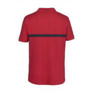 Polo - 100% coton 240 g/m², bande bleue marine - SSIAP neutre - CityGuard_1