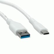 VALUE Câble USB 3.2 Gen 1, A-C, M/M, blanc, 3 m_1