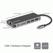 Adaptateur Multiport USB C, Station d'Accueil USB-C Portable vers HDMI 4K, Hub USB 3.0 2 pts, SD/SDH_1
