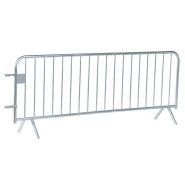 Barrière de police 2,50 m - 18 barreaux Barrière de police 2,50 m - 18 barreaux
