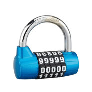 Cadenas Saturn à combinaison modifiable - 10 000 combinaisons possibles - 4 ou 5 viroles - Anse normale ou demi-haute - THIRARD_1