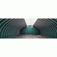 Tunnel de stockage omegabri / ouvert / structure en acier / ancrage au sol avec platine_2