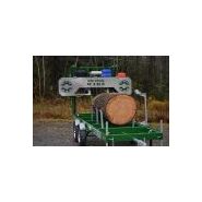 Green Monster Wide - scierie mobile 2022 - Vallée Forestry Equipment - châssis 20 pi - moteur Honda 24 HP_1