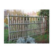 Clôture alternée en bois de châtaignier - Leneindre - Ht 0.75 à 2 m - panneaux 1,85 m + raccord 0,15 m_1