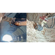 Fraise hydraulique à double tambour conçu pour les travaux de taille moyenne - Simex TF 450_1