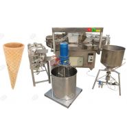 Appareil à cornet de glace professionnel - Henan Gelgoog - capacité 500 pcs/h en acier inoxydable 304_1