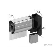 Smeraldo - Moustiquaire en aluminium - Caisson rond 50 mm - Toile en fibre de verre soudée_1