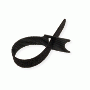 VALUE Bande auto-agrippante avec languette, par 20, noir, 15 cm_1